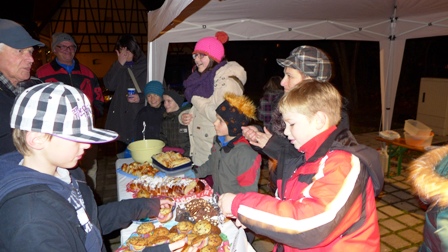 Adventsfensteröffnung am Rathaus